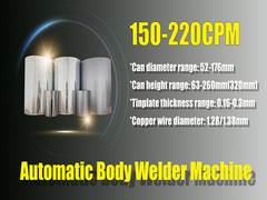 آلة لحام الجسم العلب العامة لآلة صنع العلب الغذائية