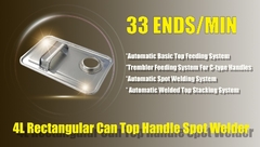 التلقائي 4L الأذن العروة لحام / غطاء أعلى آلة لحام البقعة غطاء آلة لحام كليب