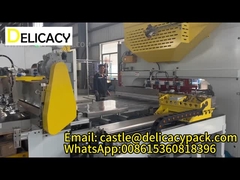 متخصصة في خط إنتاج غطاء مكثف بيضوي عالي السرعة مع غطاء من القصدير