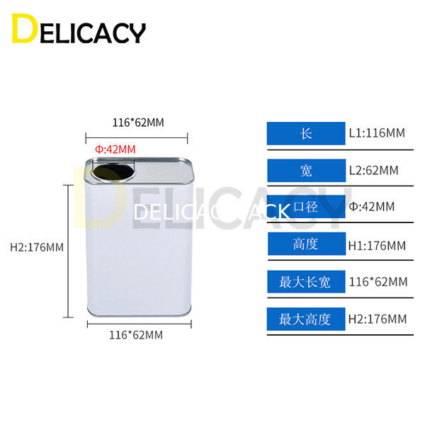 2.2KW 1L مربع علب القصدير آلة خياطة لون مخصص