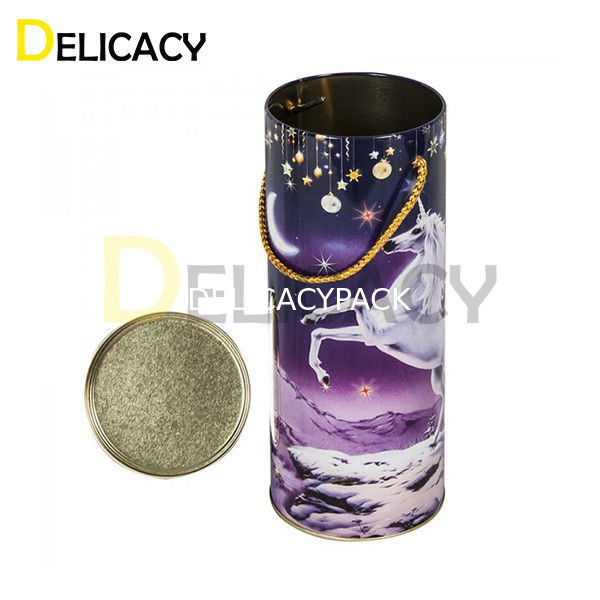 آلة غزل مغلق علبة فعالة لتحفيل عيد الميلاد صناديق القصدير